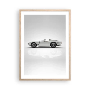 Poster in light oak frame - Promise of Fun - 50x70 cm
