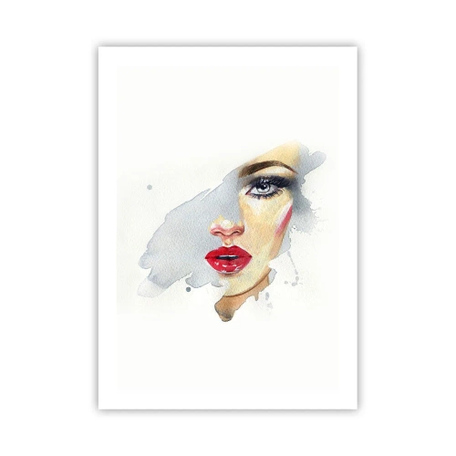 Poster - Reflection in a Waterdrop - 50x70 cm
