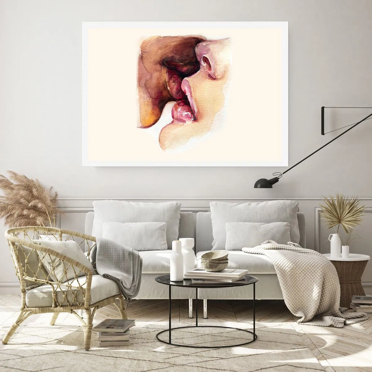 Poster - Like Night and Day, Earth and Heaven - 70x50 cm