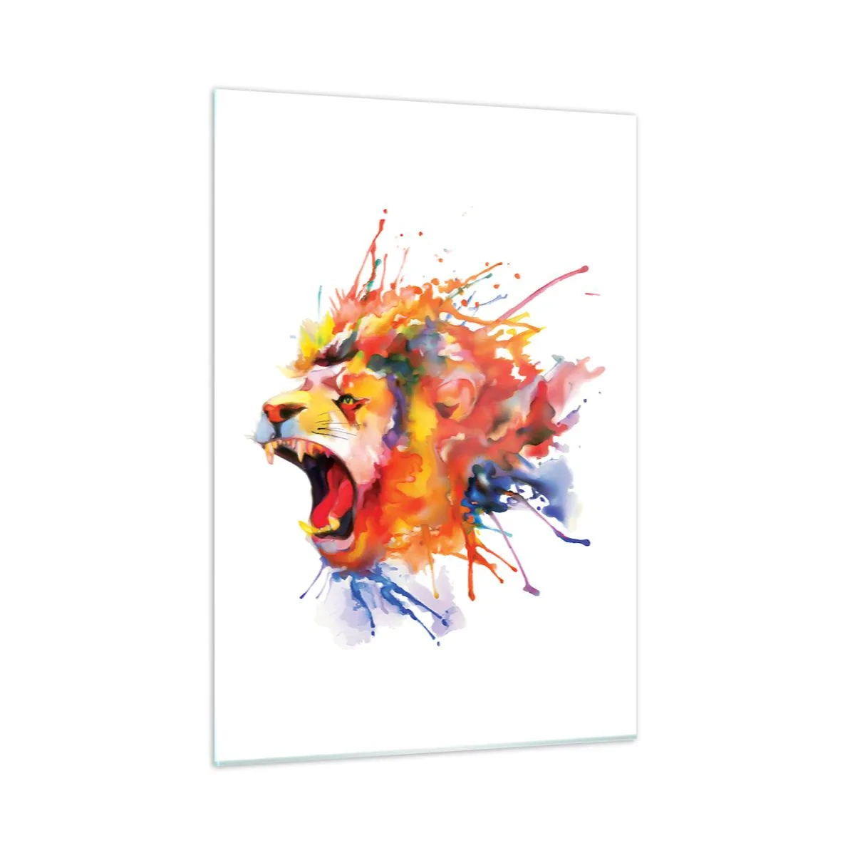 Glass picture - Explosion of Wrath - 50x70 cm