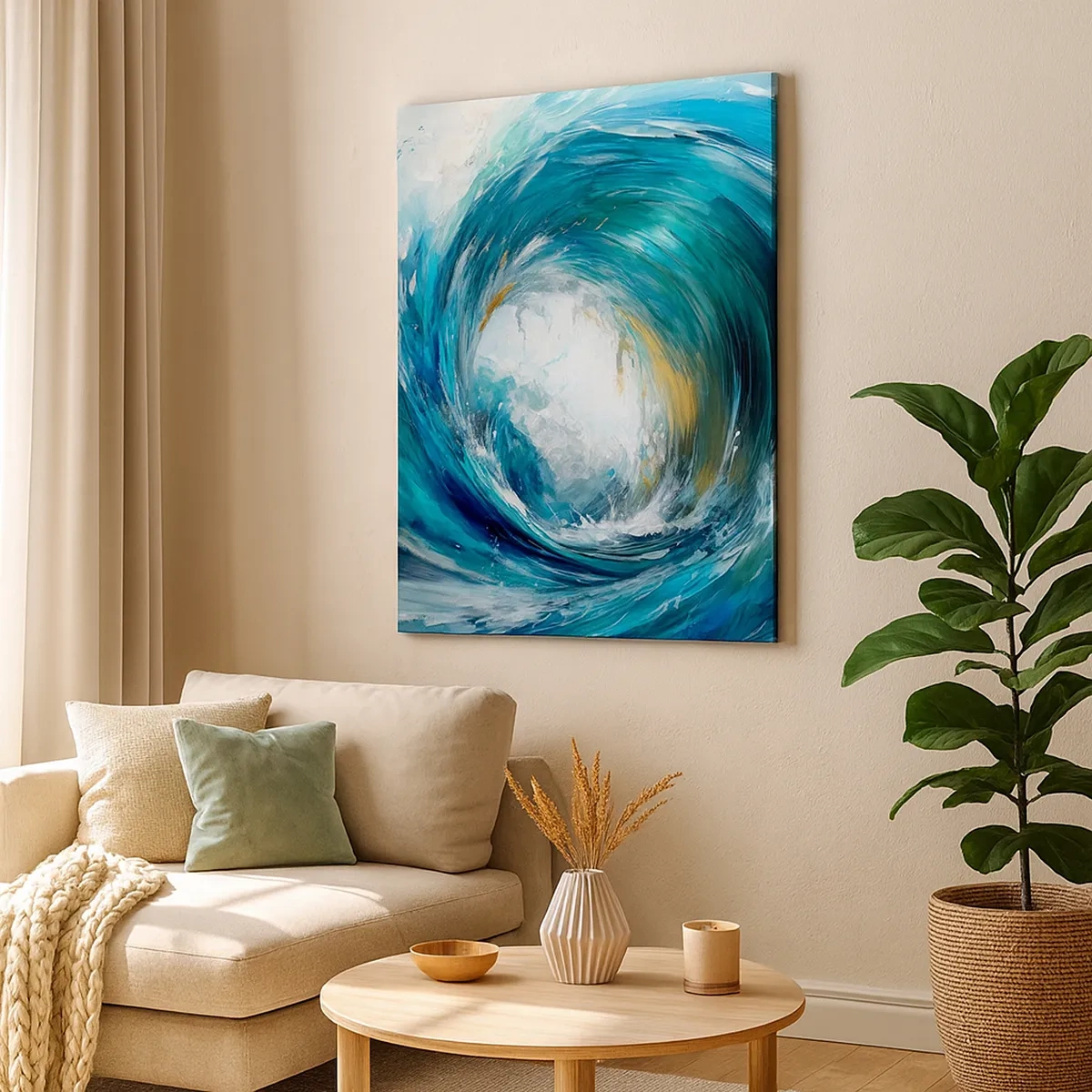 Canvas picture - Sea Portal - 50x70 cm