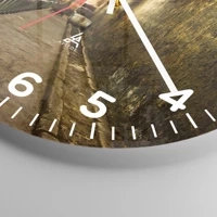 Clock face with numbers