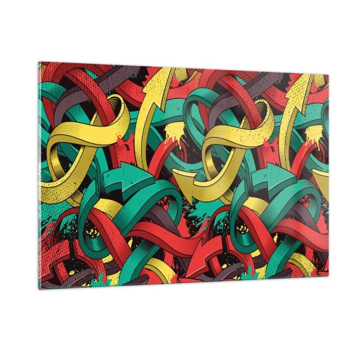 Glass picture - Which Way? - 120x80 cm