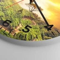 Clock face with numbers