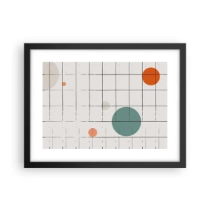 Poster in black frame - Imprisoned. Us or Them? - 40x30 cm