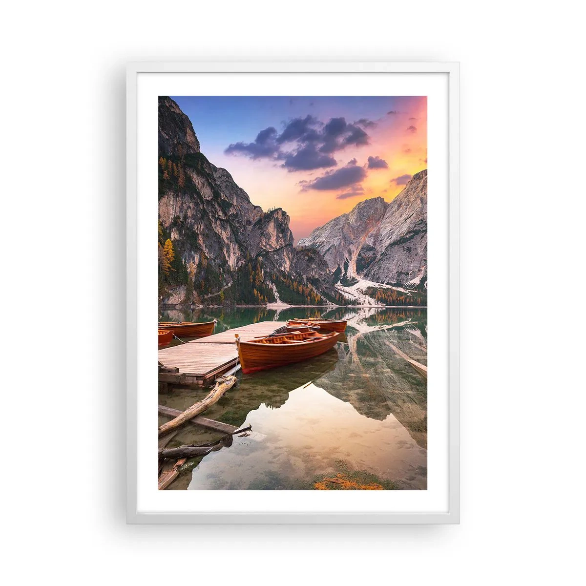 Poster in white frmae - Promise of a Day - 50x70 cm