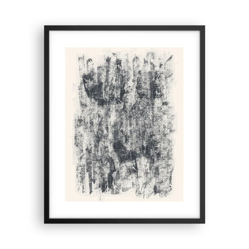 Poster in black frame - Foggy Composition - 40x50 cm