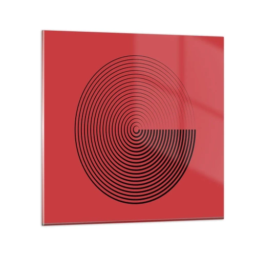Glass picture - Circular Movement - 70x70 cm