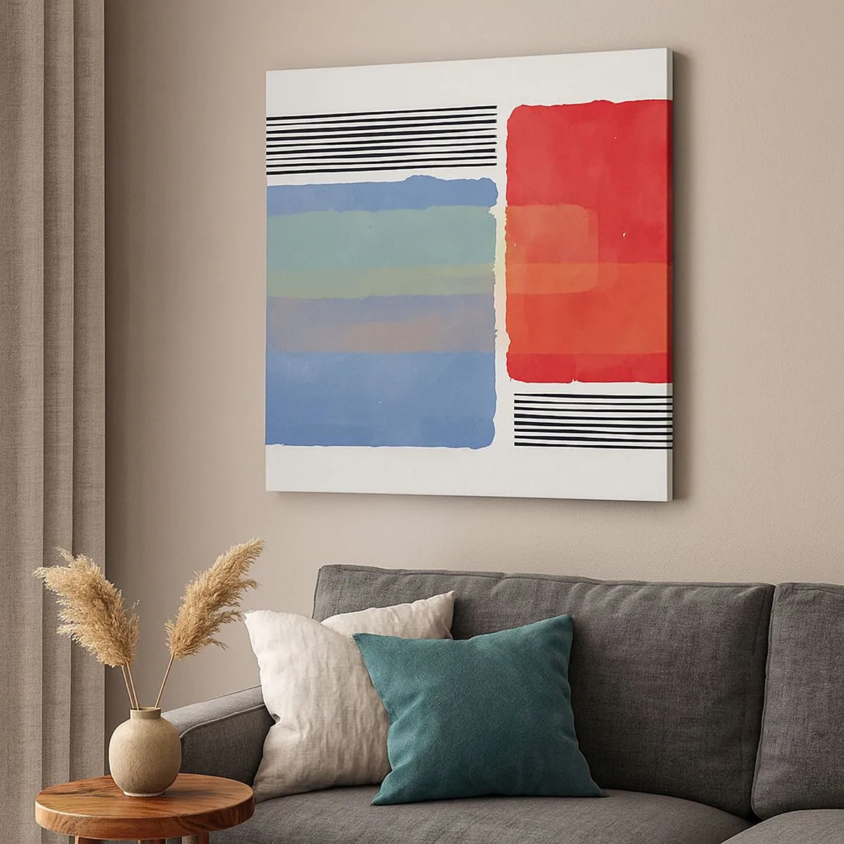 Canvas picture - Spirit and Letter of Geometry - 30x30 cm