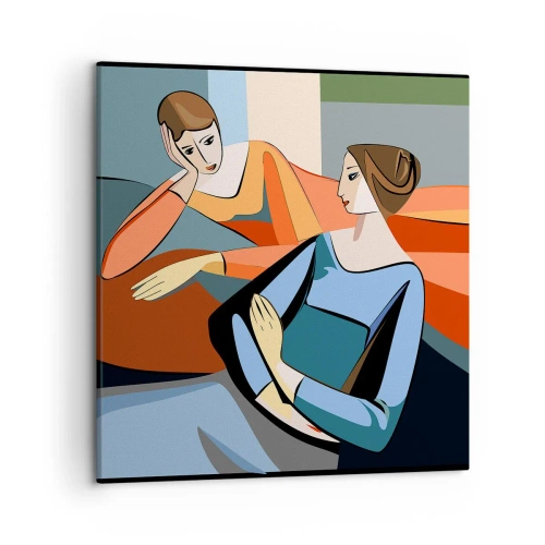 Canvas picture - Time for Confession - 50x50 cm