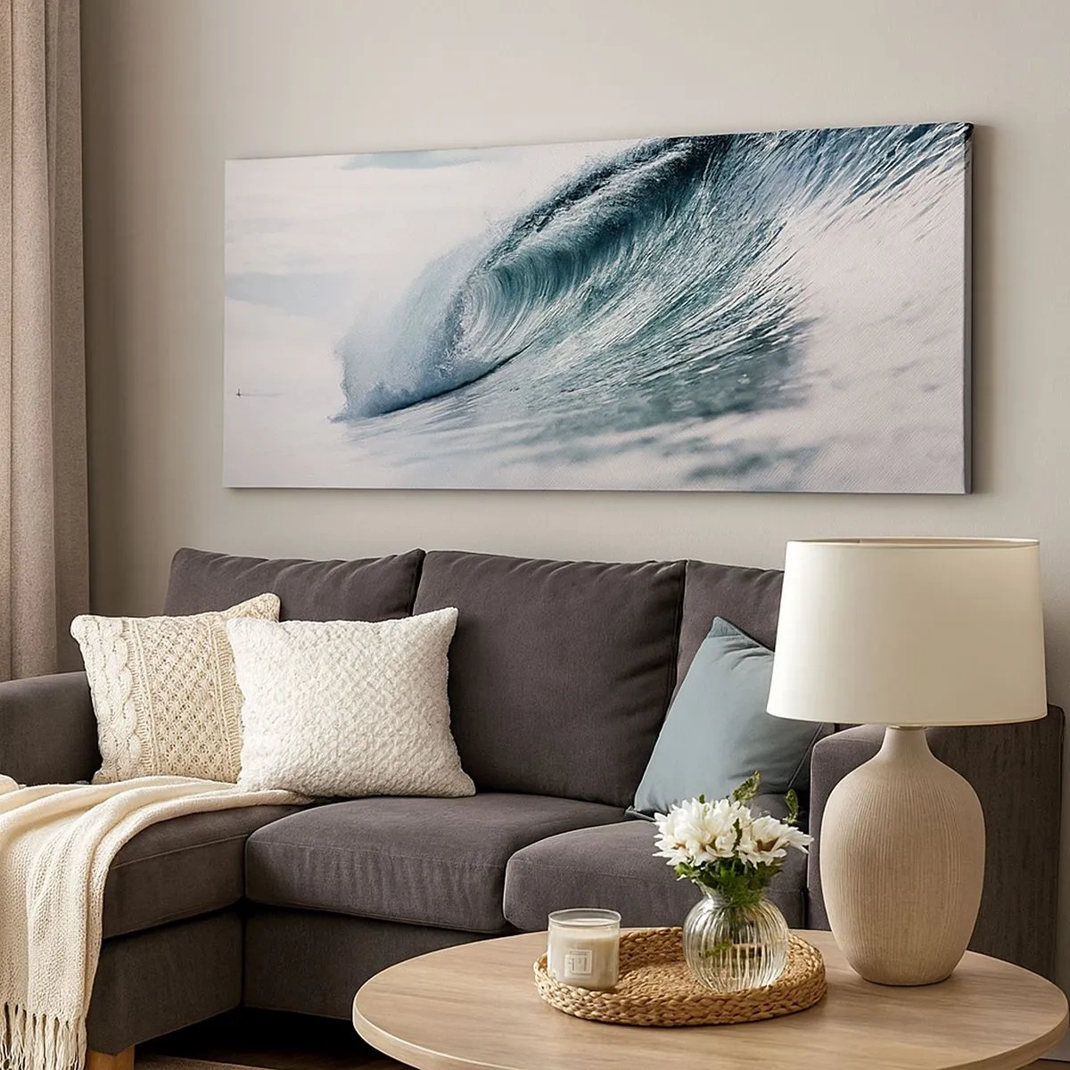 Canvas picture - Water Summit - 100x40 cm