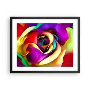 Poster in black frame - It's Impossible - 50x40 cm