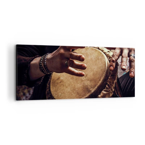 Canvas picture - In the Rhythm of the Heart - 120x50 cm