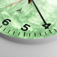 Clock face with numbers