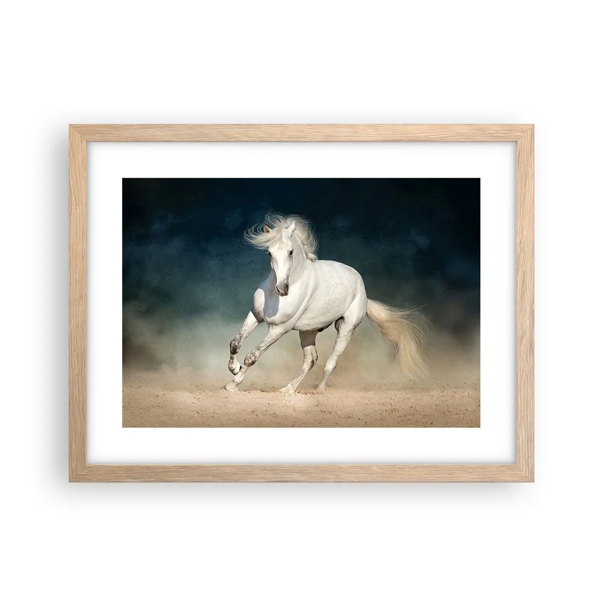 Poster in light oak frame - Freedom in a Pure State - 40x30 cm
