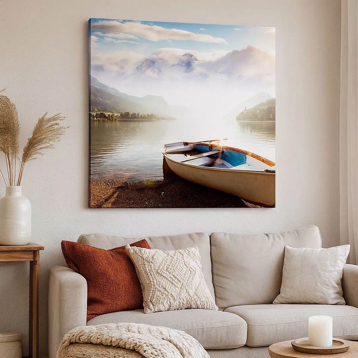 Canvas picture - By the Great, Clear Waters - 30x30 cm