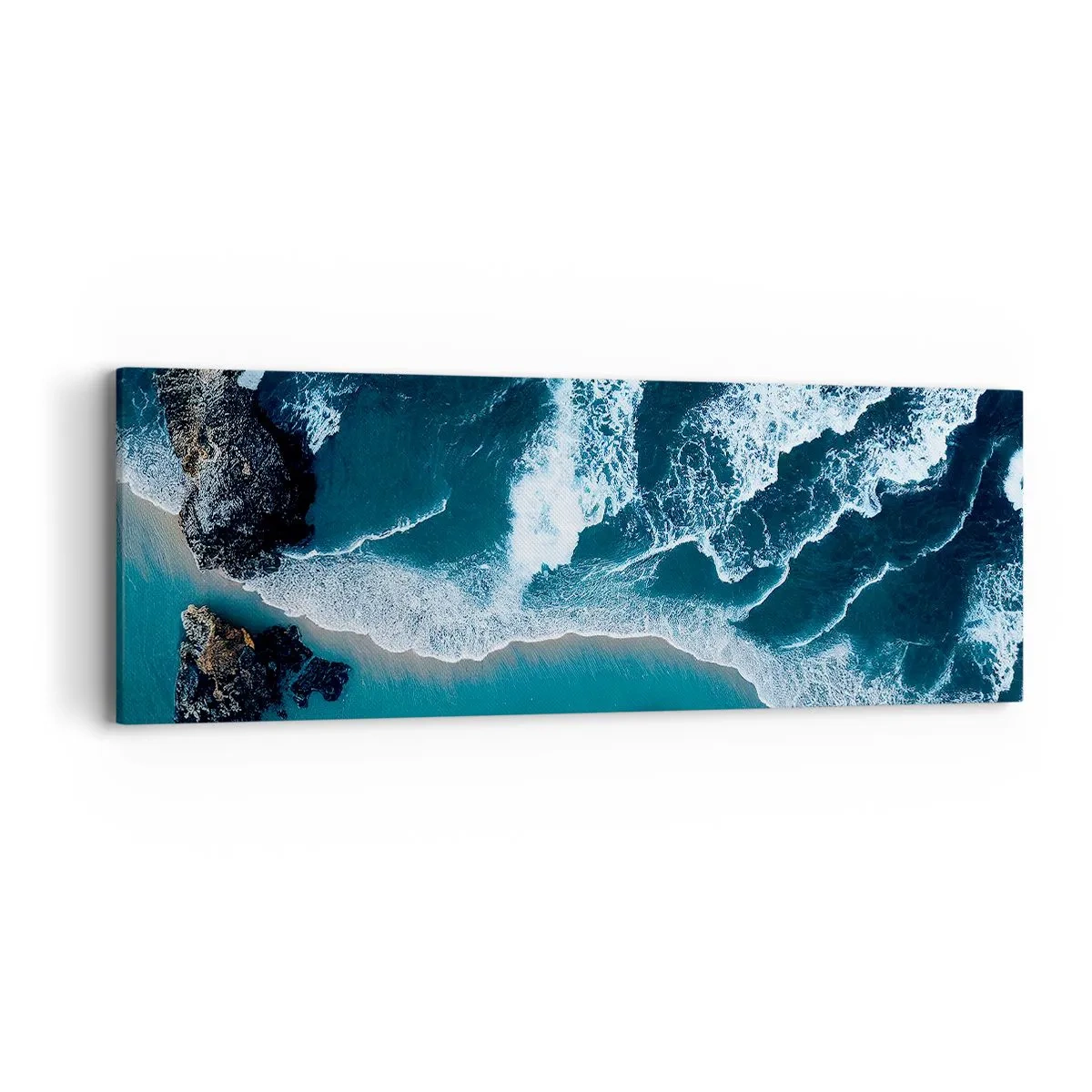 Canvas picture - Envelopped by Waves - 90x30 cm