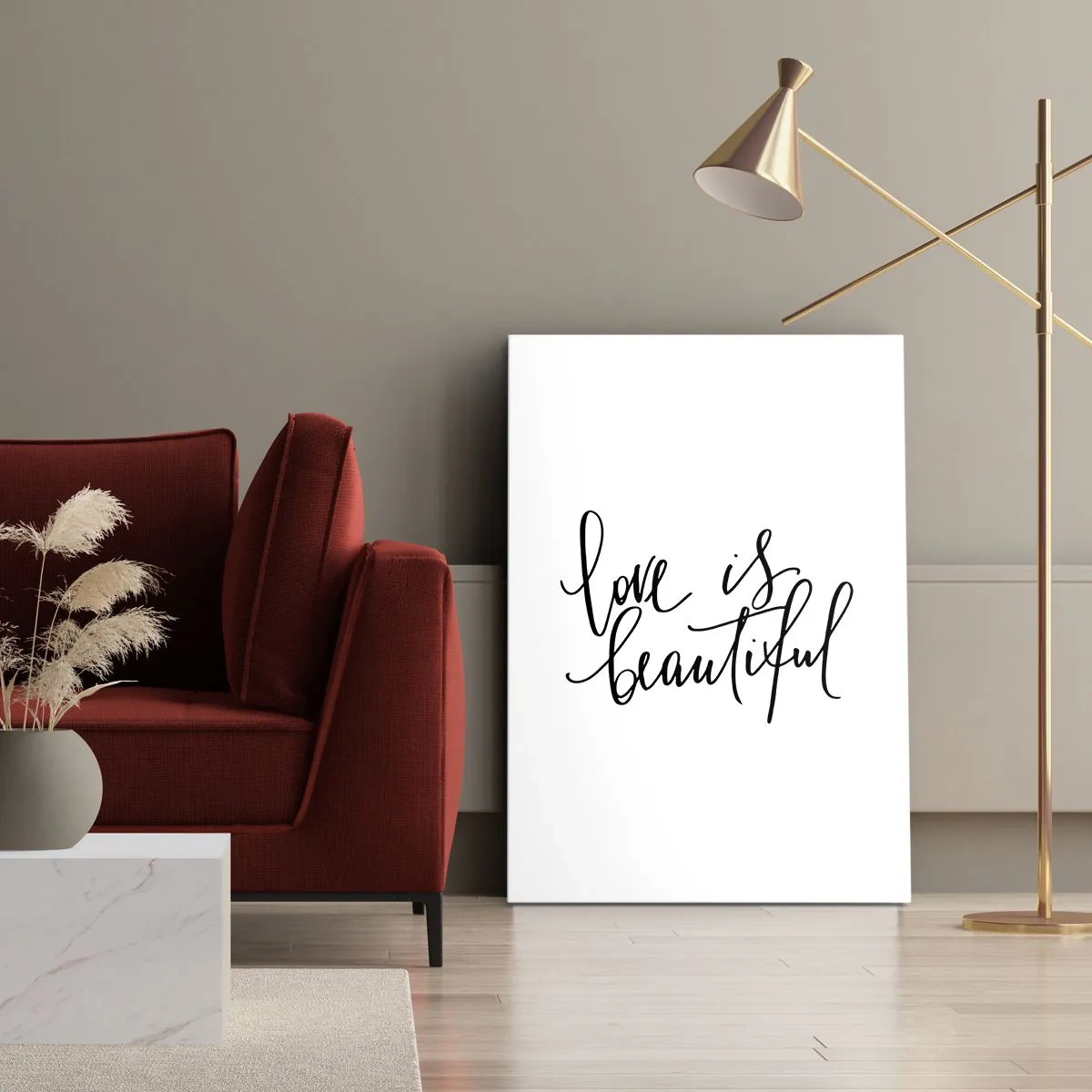 Canvas picture - Read and Repeat - 50x70 cm