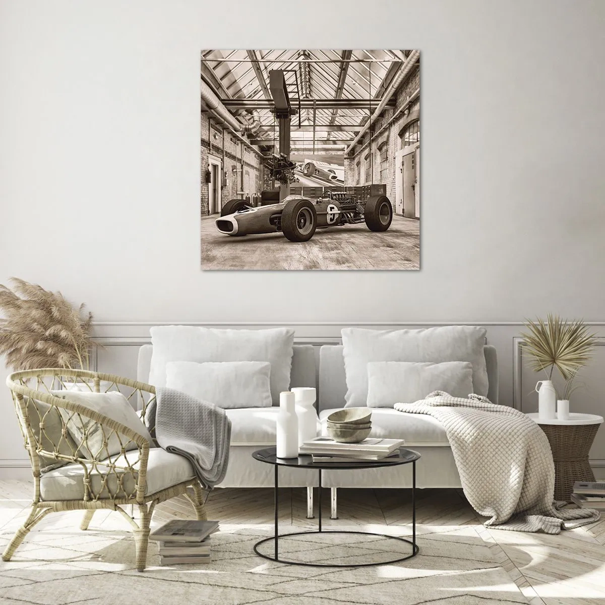 Glass picture - Rest of the Winner - 70x70 cm