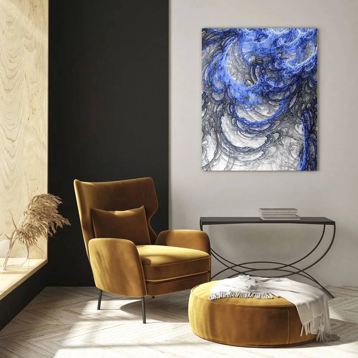 Glass picture - Birth of a Wave - 80x120 cm