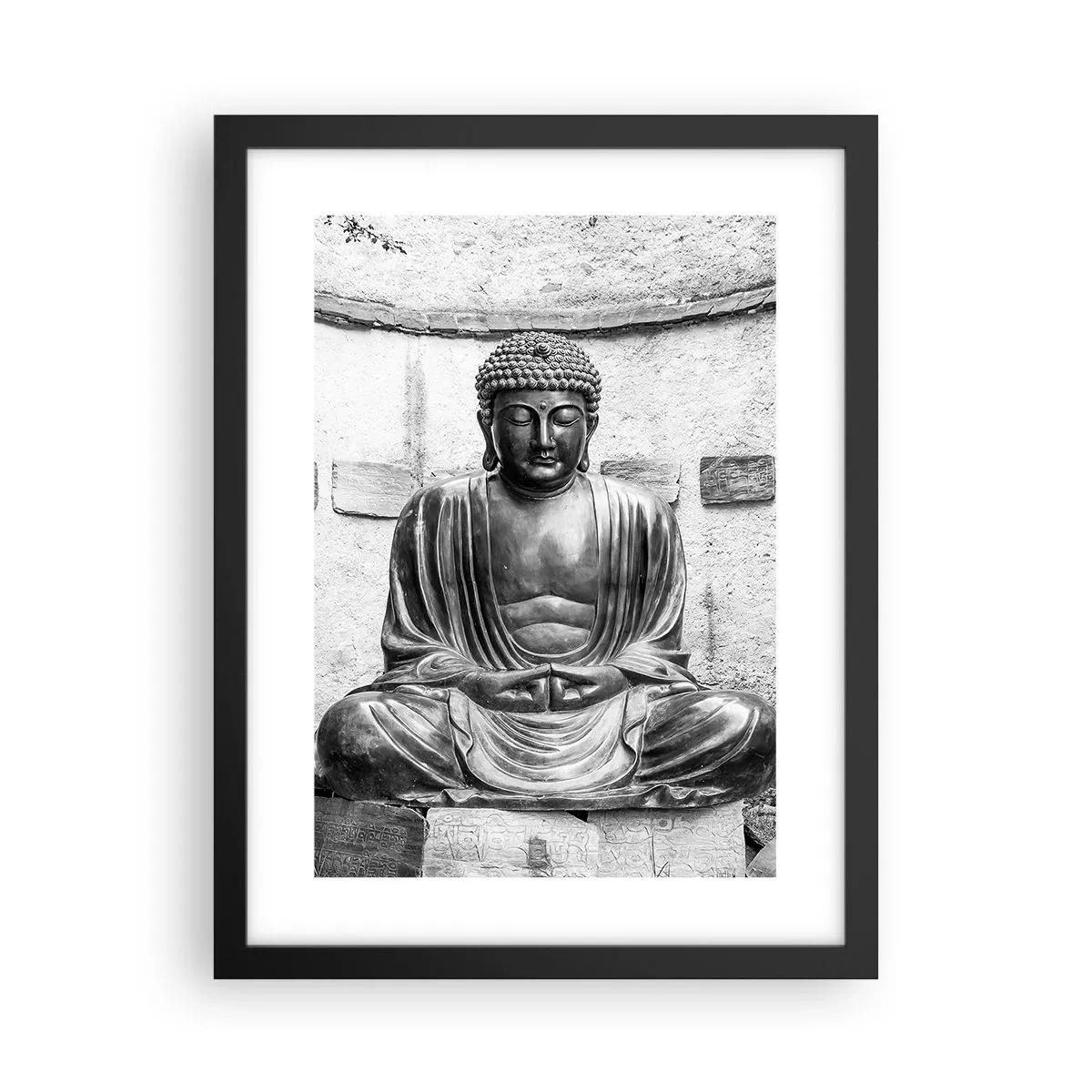 Poster in black frame - At the Source of Peace - 30x40 cm