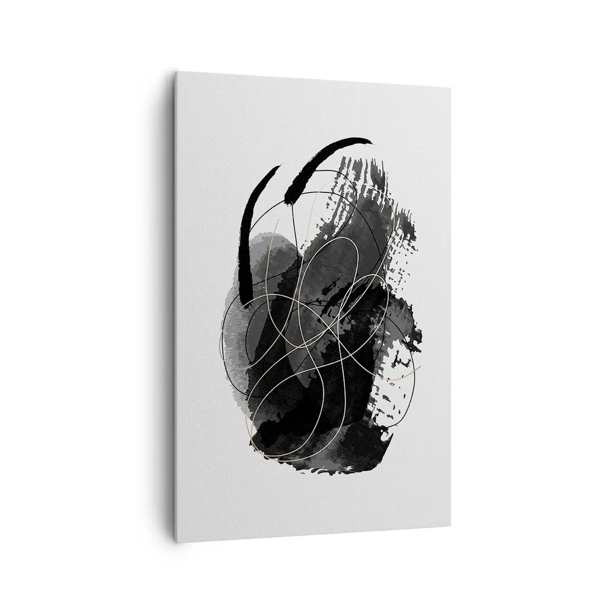 Canvas picture - Made from Black - 80x120 cm