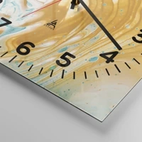 Clock face with numbers