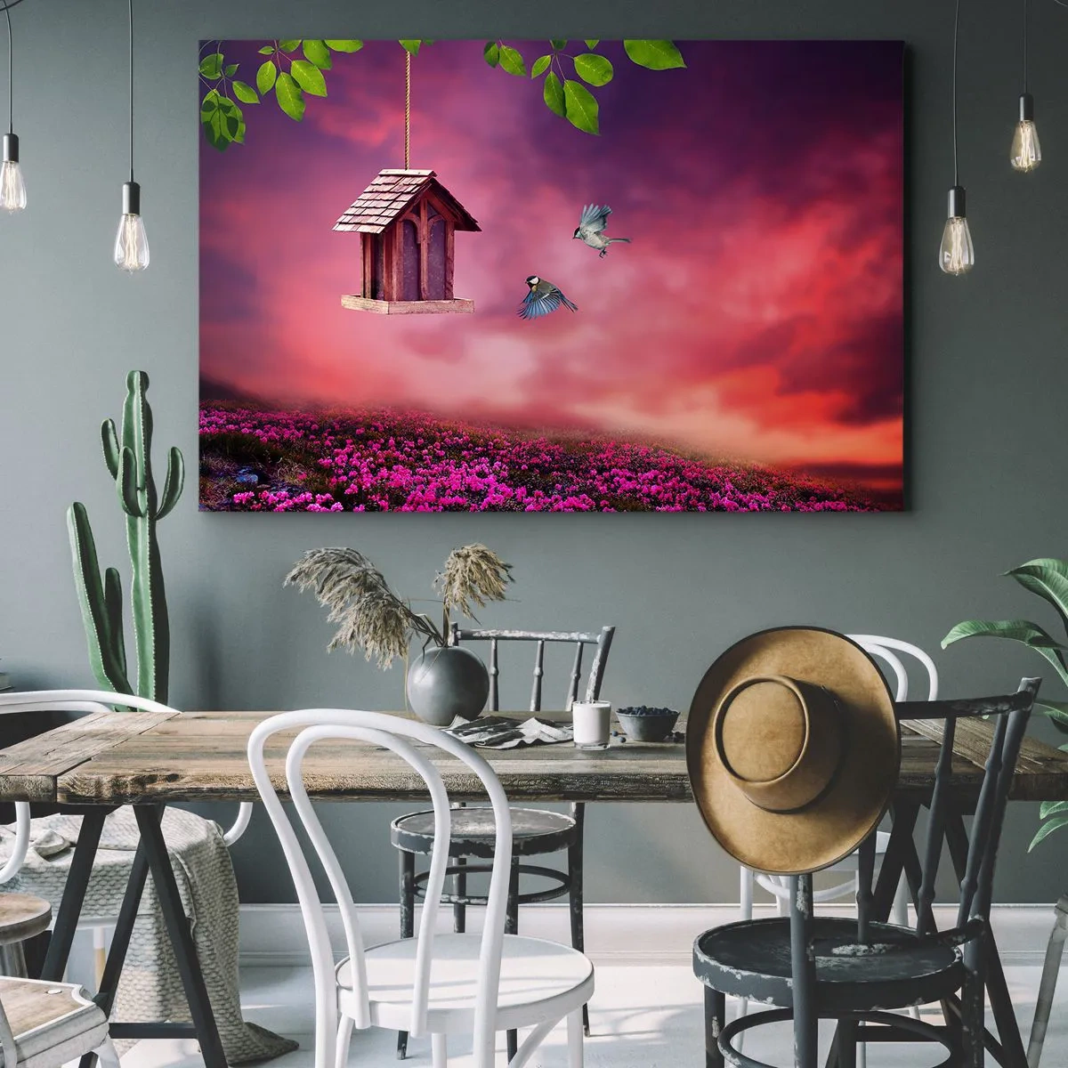 Canvas picture - Invitation to Dinner - 120x80 cm