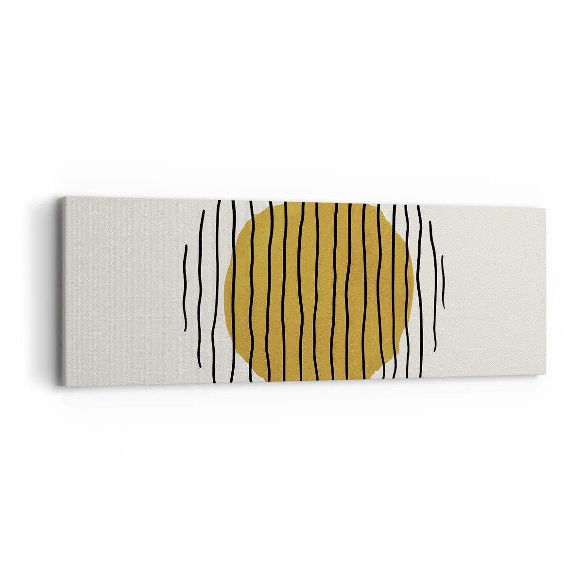 Canvas picture - Abstract Shivering from Heat - 90x30 cm