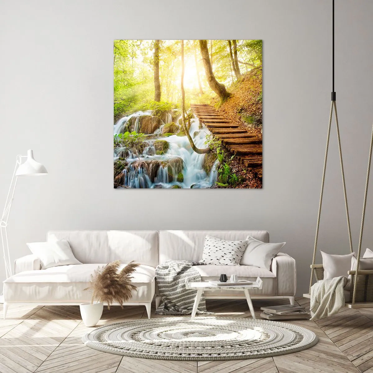 Canvas picture - Long Awaited Coolness - 40x40 cm