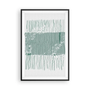 Poster in black frame - Sea Abstract - 61x91 cm