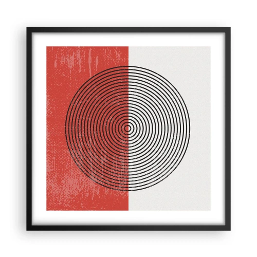 Poster in black frame - To the Core - 50x50 cm