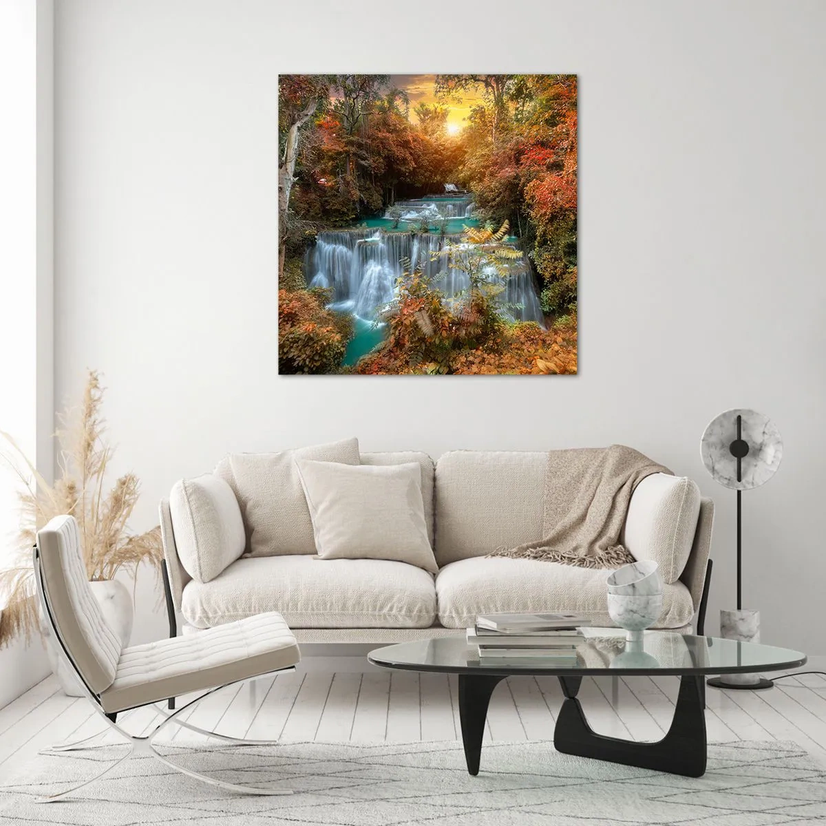 Glass picture - Hidden Forest Treasure - 30x30 cm