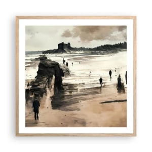 Poster in light oak frame - Summoned - 60x60 cm