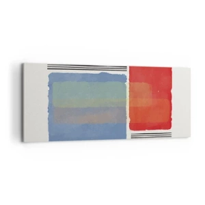 Canvas picture - Spirit and Letter of Geometry - 100x40 cm