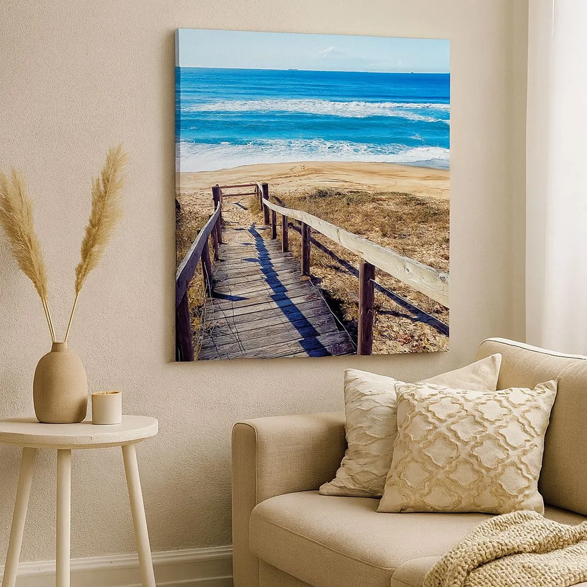 Canvas picture - Run! - 30x30 cm