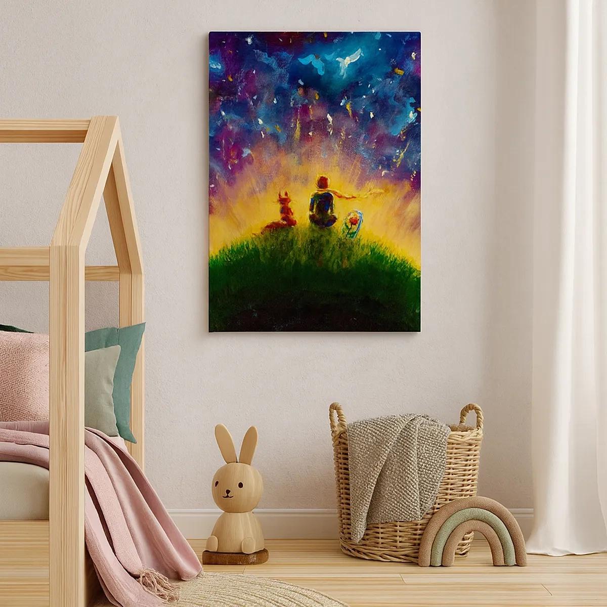 Canvas picture - Love and Friendship - Whole World - 50x70 cm