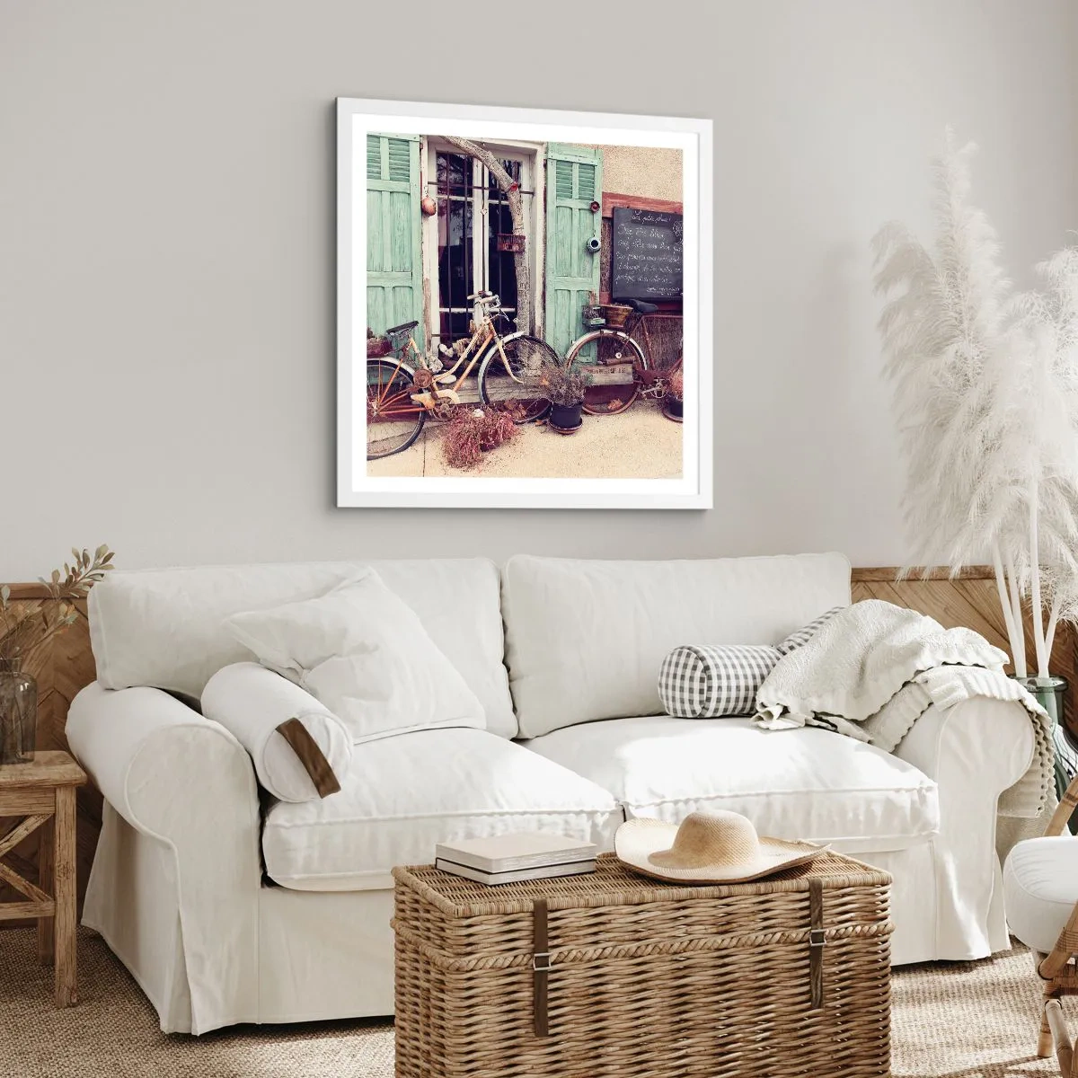 Poster in white frmae - Long Live Province - 40x40 cm