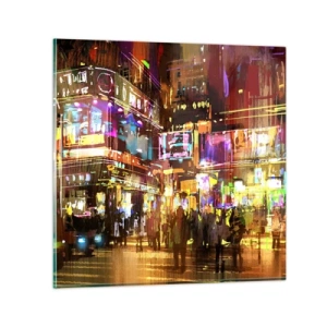 Glass picture - In the Sea of Light - 40x40 cm