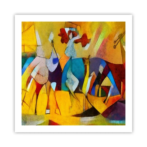 Poster - Sun -Life - Happiness - 60x60 cm