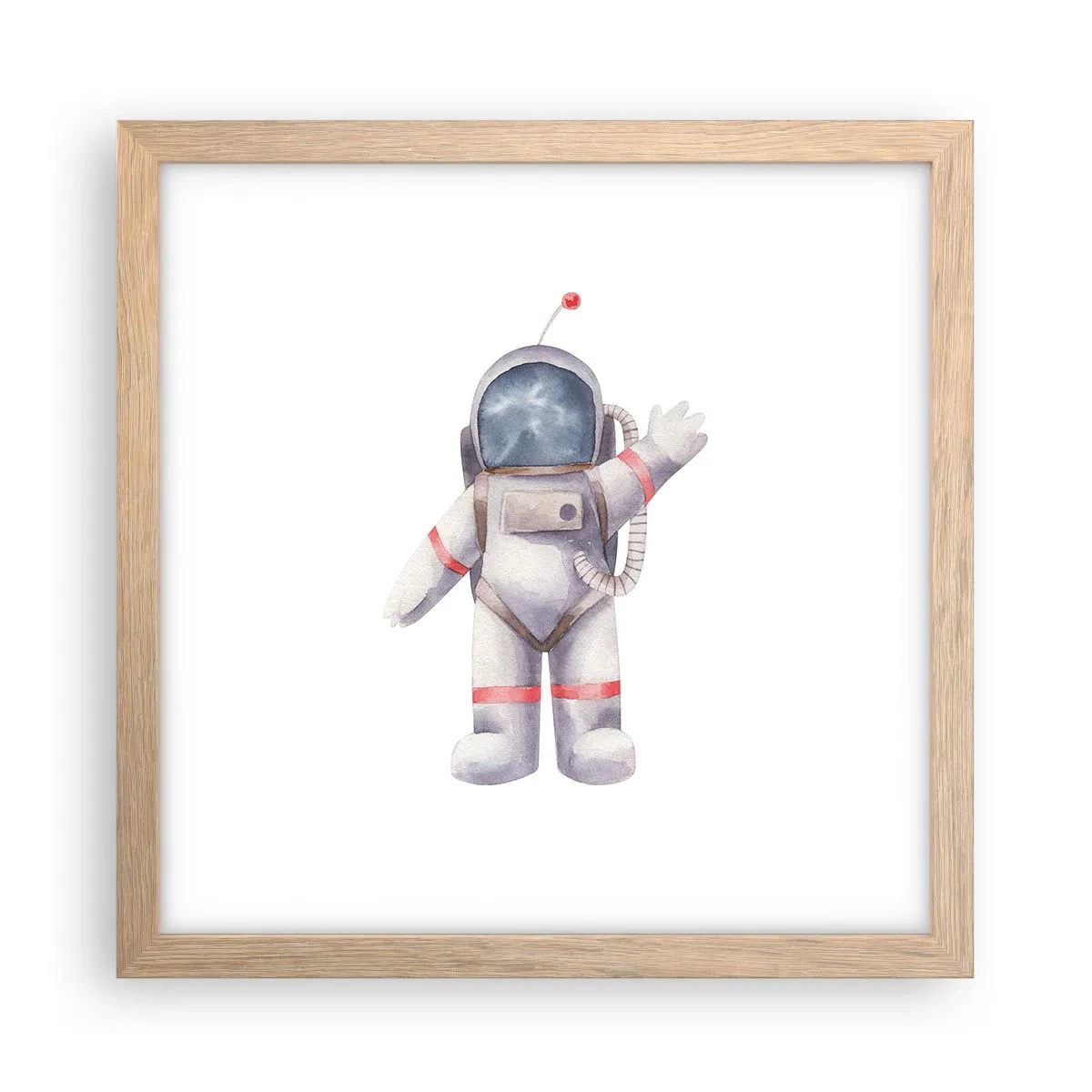 Poster in light oak frame - So Long! - 30x30 cm