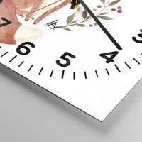 Clock face with numbers