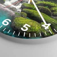 Clock face with numbers