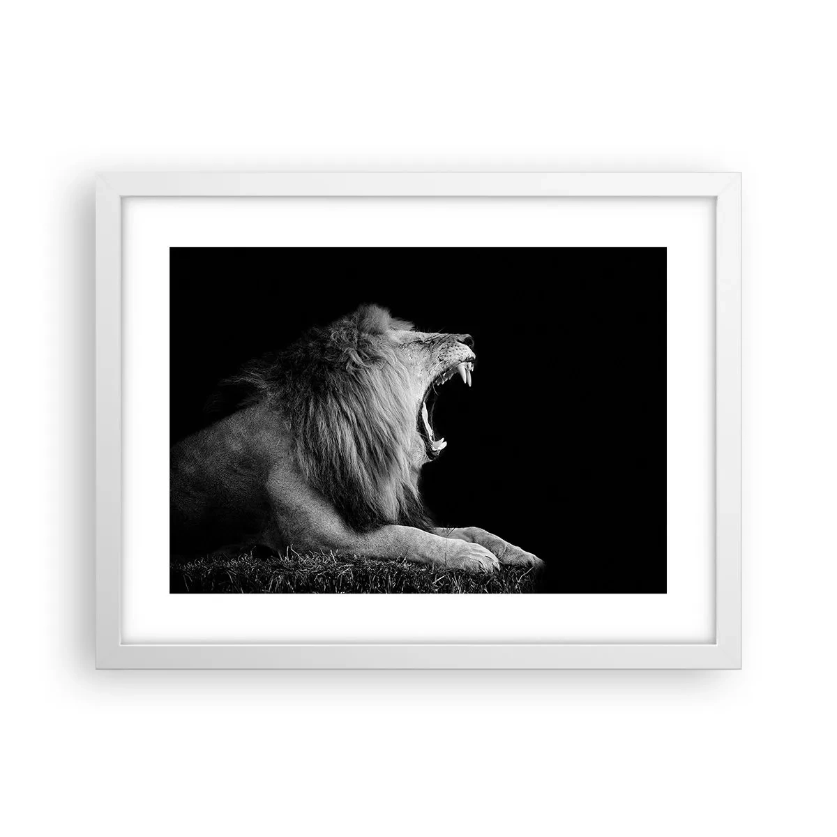 Poster in white frmae - Without Any Doubt - 40x30 cm