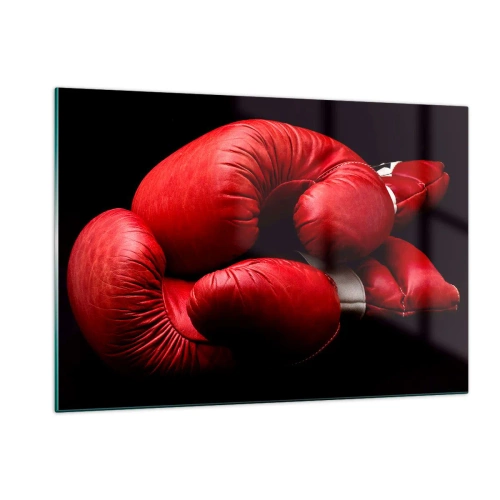 Glass picture - Fight Emotions Are Behind Us - 120x80 cm