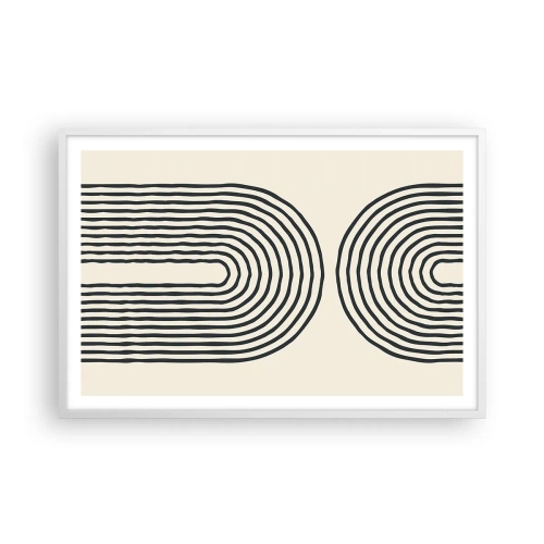 Poster in white frmae - In One Moment… - 91x61 cm