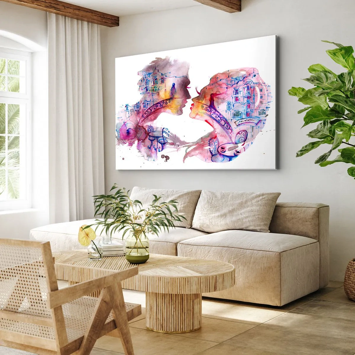 Canvas picture - Secret Bridge Of Sighs - 120x80 cm