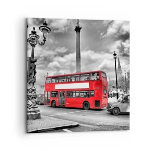 Canvas picture - Real Bloodstream of a City - 70x70 cm