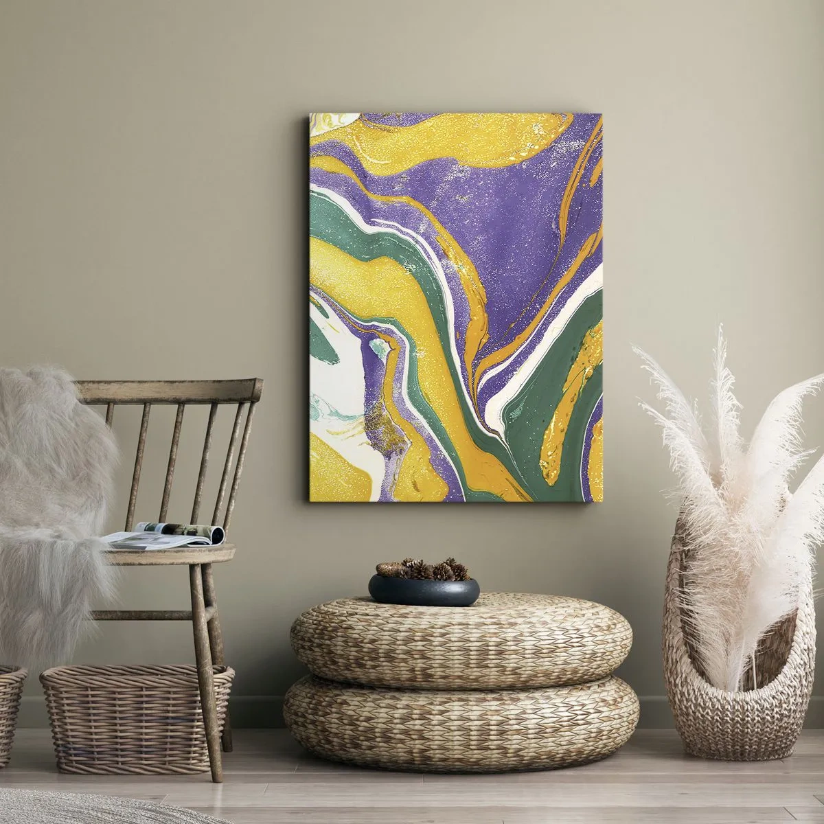 Canvas picture - Colour Waves - 70x100 cm