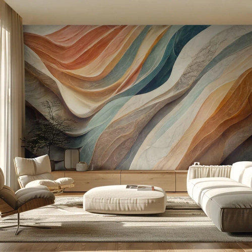 Photo Wallpaper Premium Canvas - Moment Before Change - Texture, Pattern, Bright - 500x350 cm